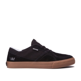 Tenis Bajos Supra MELROSE Hombre Negras (MX-91856)